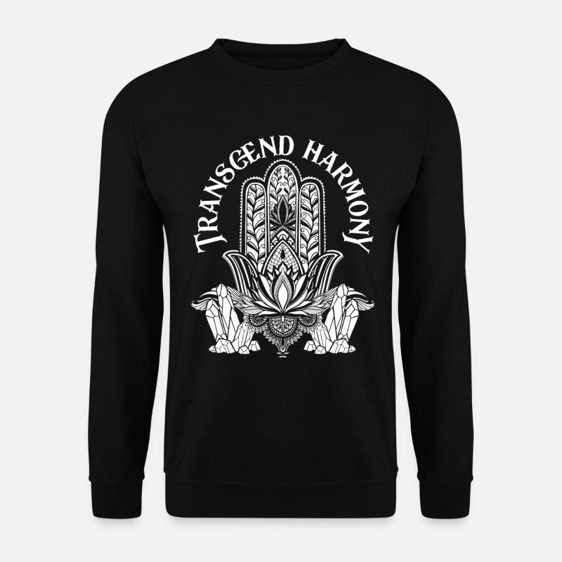 Transcend Harmony Meditation Mantra - Unisex Sweatshirt - black