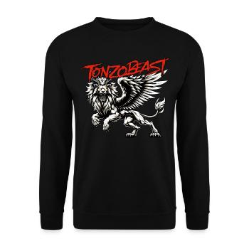 Le majestueux t-shirt tout-puissant Griffin « TonzoBeast » - Sweat-shirt Unisexe - noir - Devant - Alina (178cm) & Michal (187cm)