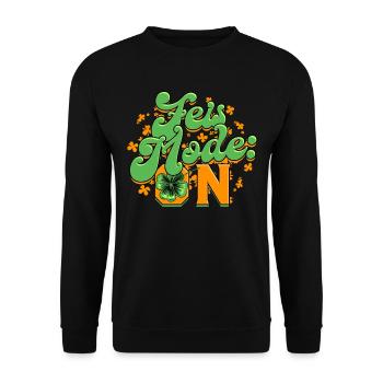 Danse irlandaise Danse irlandaise Mode Feis activé - Sweat-shirt Unisexe - noir - Devant - Alina (178cm) & Michal (187cm)