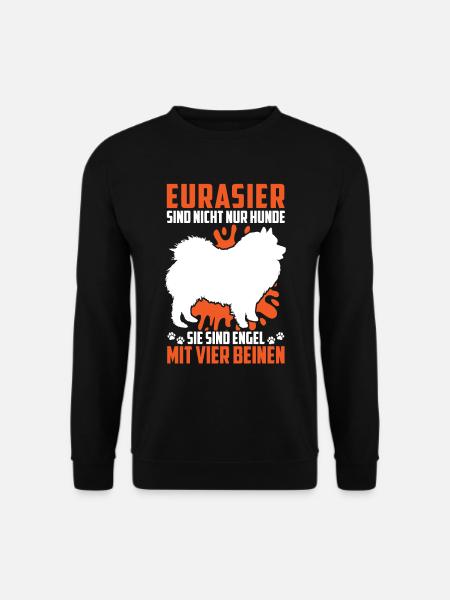 Eurasier nicht nur ein Hund Eurasian Spitz - Unisex Pullover - Schwarz