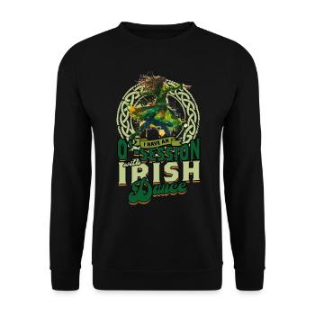 J'ai une O-Session avec de la danse irlandaise - Sweat-shirt Unisexe - noir - Devant - Alina (178cm) & Michal (187cm)