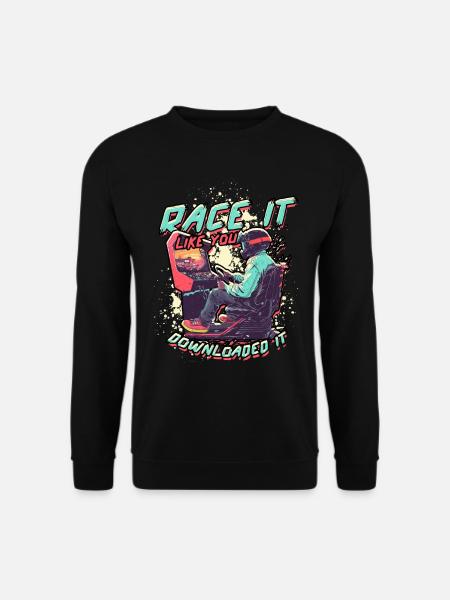 Course Sim - Sweat-shirt Unisexe - noir