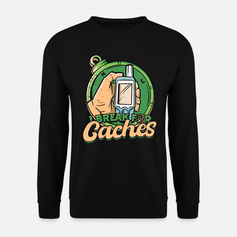 Geocache - Unisex Sweatshirt - black