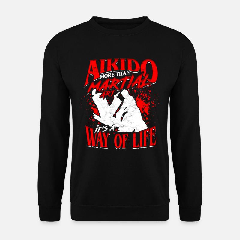 Aikido Aikidoka - Unisex Sweatshirt - black