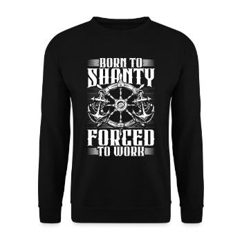 Shanty Choir Sea Shanties - Unisex Sweatshirt - black - Front - Alina (178cm) & Michal (187cm)