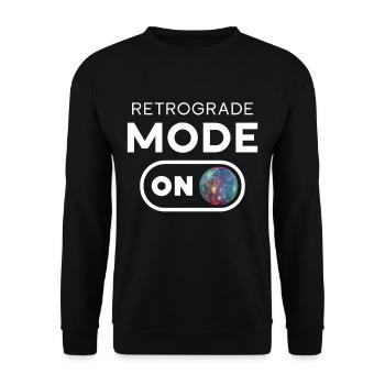 Mercury retrograde - Unisex Sweatshirt - black - Front - Alina (178cm) & Michal (187cm)