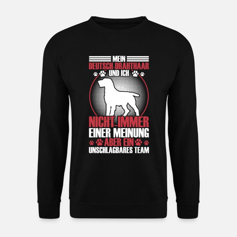 German wirehair is unbeatable - Unisex Sweatshirt - black