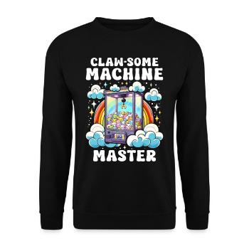 Pince Claw-Some Machine Master - Sweat-shirt Unisexe - noir - Devant - Alina (178cm) & Michal (187cm)