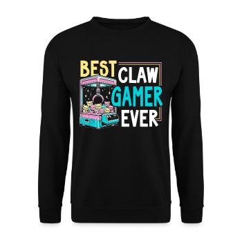 Gripper Kraller Gripper Meilleur joueur de griffes de tous les temps - Sweat-shirt Unisexe - noir - Devant - Alina (178cm) & Michal (187cm)