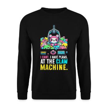 Pince automatique Pince Kraller - Sweat-shirt Unisexe - noir - Devant - Alina (178cm) & Michal (187cm)