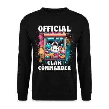 Pince Kraller Official Claw Commander - Sweat-shirt Unisexe - noir - Devant - Alina (178cm) & Michal (187cm)