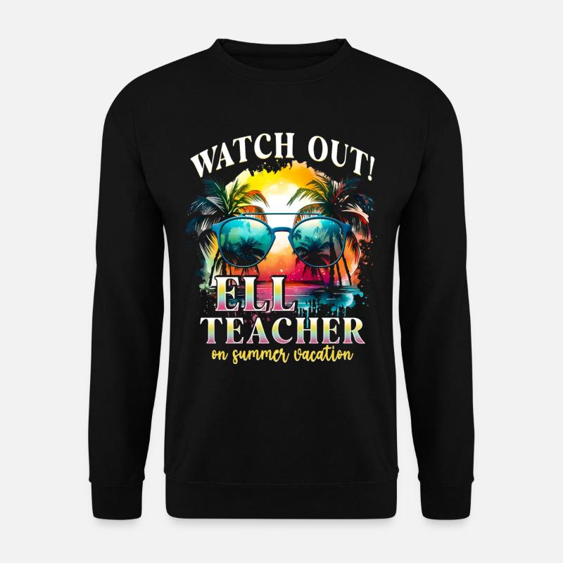 Englischlehrer Englischlehrerin - Unisex Pullover - Schwarz