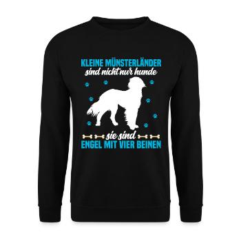Le petit Münsterlander n’est pas qu’un chien - Sweat-shirt Unisexe - noir - Devant - Alina (178cm) & Michal (187cm)