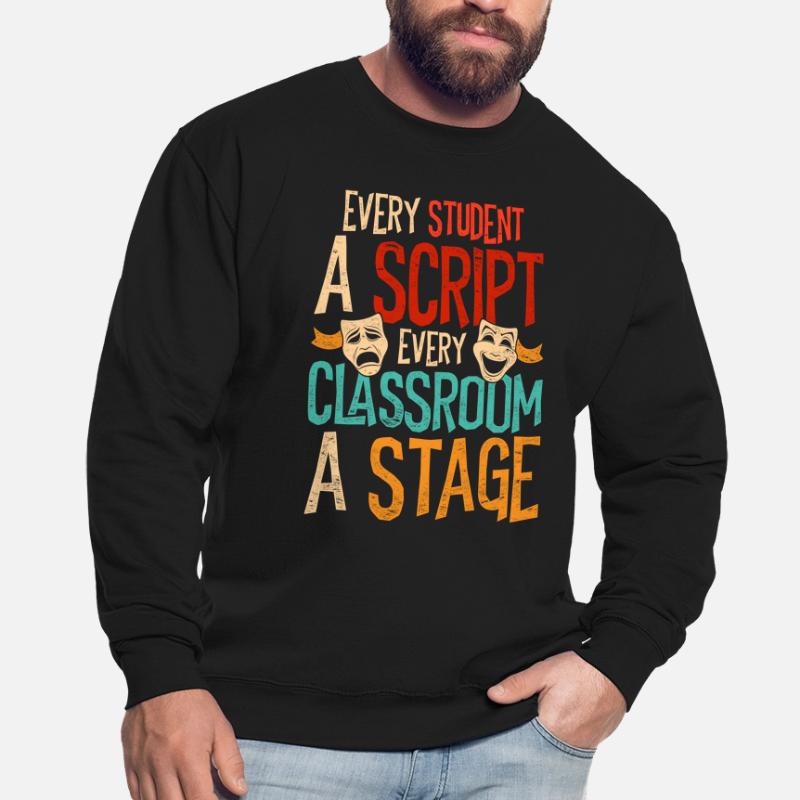 Schauspiellehrer Student A ScriptClassroom A Stage Unisex Pullover