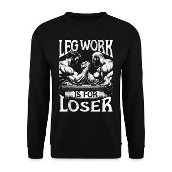 Arm wrestling Arm wrestling - Unisex Sweatshirt - black - Front - Alina (178cm) & Michal (187cm)