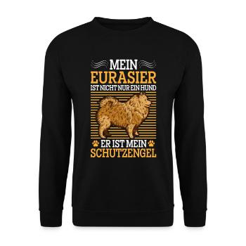 Eurasier n’est pas qu’un chien Spitz eurasien - Sweat-shirt Unisexe - noir - Devant - Alina (178cm) & Michal (187cm)