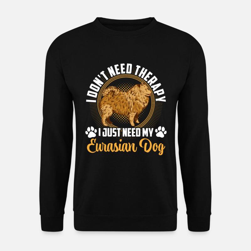 Juste besoin de Spitz eurasier - Sweat-shirt Unisexe - noir