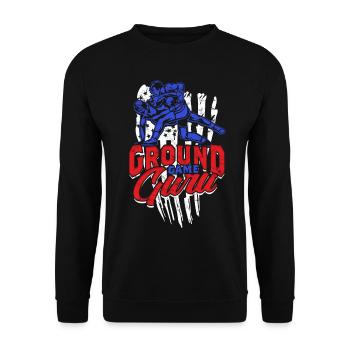 Sambo Ground Game Guru - Sweat-shirt Unisexe - noir - Devant - Alina (178cm) & Michal (187cm)