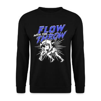 Sambo Flow Avec Le Plaid - Sweat-shirt Unisexe - noir - Devant - Alina (178cm) & Michal (187cm)