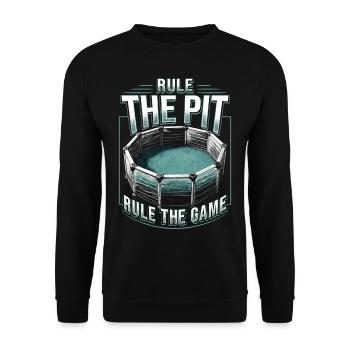 Gagaball Gaga Ball Ballon Chasseur - Sweat-shirt Unisexe - noir - Devant - Alina (178cm) & Michal (187cm)