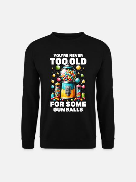 Süßigkeitenspender Kaugummiautomat - Unisex Pullover - Schwarz