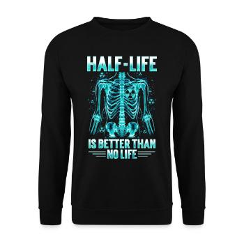 Nuclear Engineer Nuclear Technician - Unisex Sweatshirt - black - Front - Alina (178cm) & Michal (187cm)