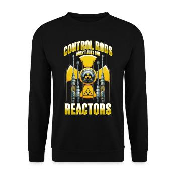 Nuclear Engineer Nuclear Technician - Unisex Sweatshirt - black - Front - Alina (178cm) & Michal (187cm)
