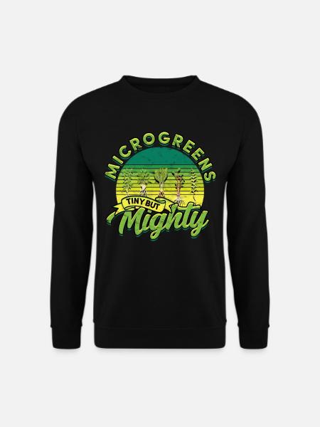 Microgreen Microgreens - Unisex Pullover - Schwarz