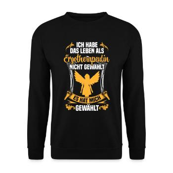 Life as an Occupational Therapist Occupational Therapy - Unisex Sweatshirt - black - Front - Alina (178cm) & Michal (187cm)
