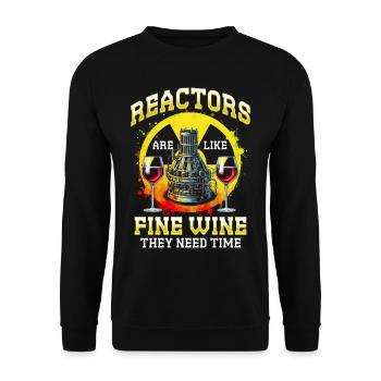 Nuclear Technician Nuclear Engineer - Unisex Sweatshirt - black - Front - Alina (178cm) & Michal (187cm)
