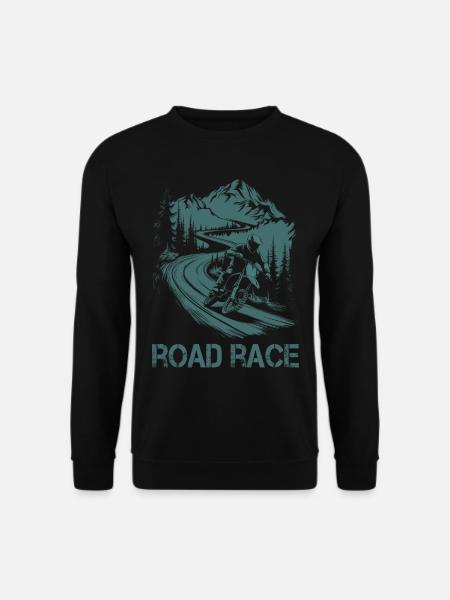 Motorrad Motocross Motorsport Road Race - Unisex Pullover - Schwarz