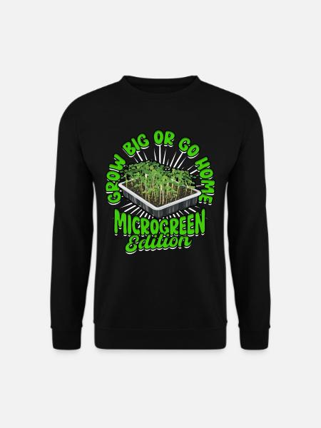 Microgreens Microgreen - Unisex Pullover - Schwarz