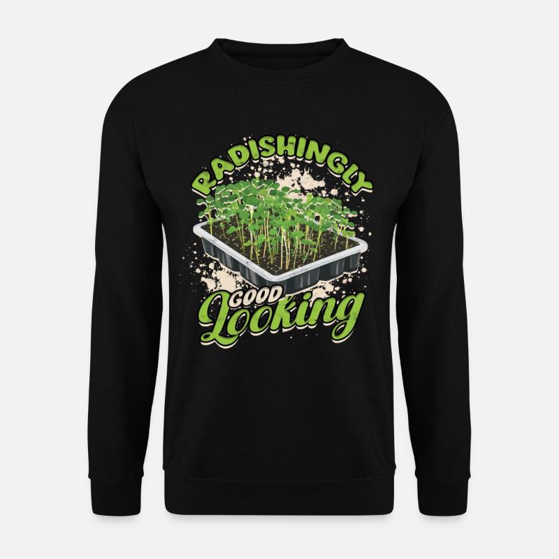 Micro-pousses Microgreens Radic-Beau - Sweat-shirt Unisexe - noir