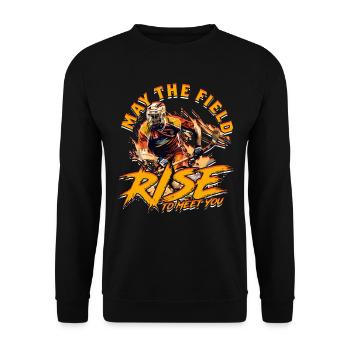 Hurling Que le champ se lève à ta rencontre - Sweat-shirt Unisexe - noir - Devant - Alina (178cm) & Michal (187cm)