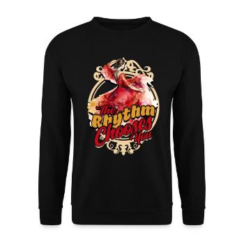 Flamenco Le rythme vous choisit - Sweat-shirt Unisexe - noir - Devant - Alina (178cm) & Michal (187cm)