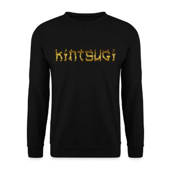 Kintsugi Kintsukuroi - Sweat-shirt Unisexe - noir - Devant - Alina (178cm) & Michal (187cm)
