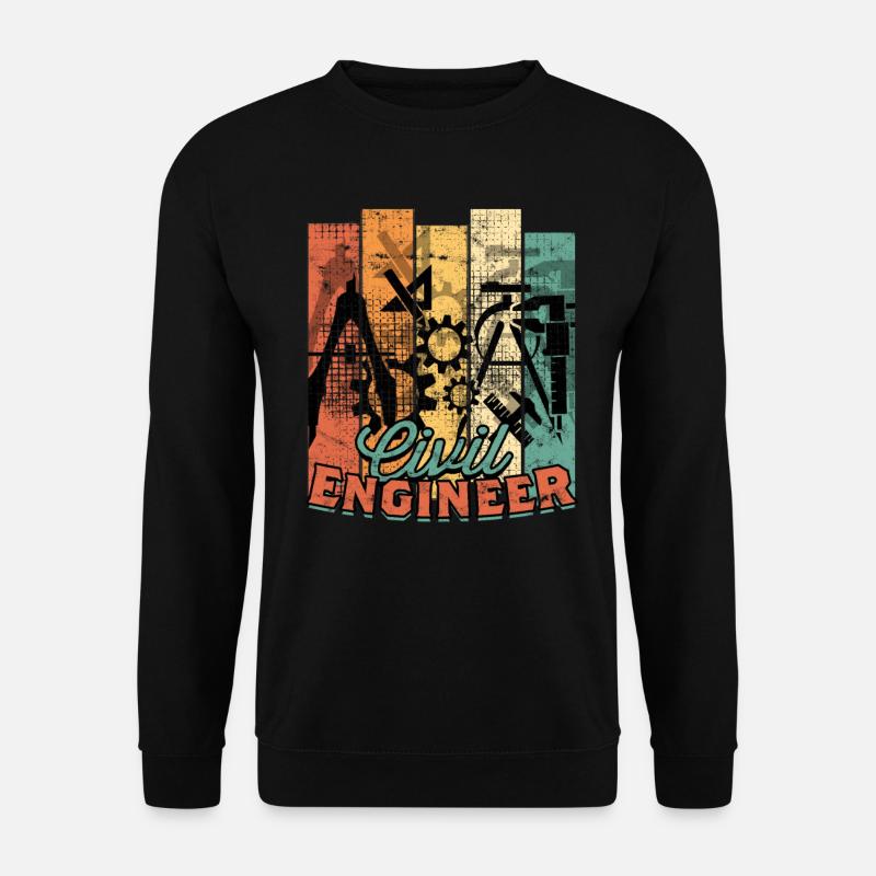 Bridge Engineer Civil Engineering - Unisex Sweatshirt - black