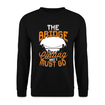 Bridge Engineer - Unisex Sweatshirt - black - Front - Alina (178cm) & Michal (187cm)