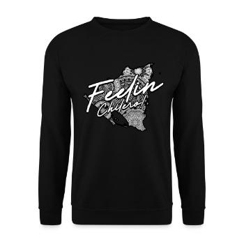 Nicaragua Nicaragisch Feelin Chilero - Unisex Pullover - Schwarz - Vorne - Alina (178cm) & Michal (187cm)