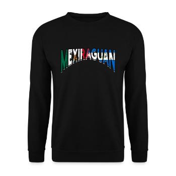 Nicaragua Nicaragisch Mexiraguan - Unisex Pullover - Schwarz - Vorne - Alina (178cm) & Michal (187cm)