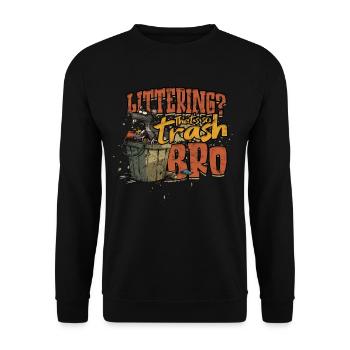 Environmental Protection Environmentalists - Unisex Sweatshirt - black - Front - Alina (178cm) & Michal (187cm)