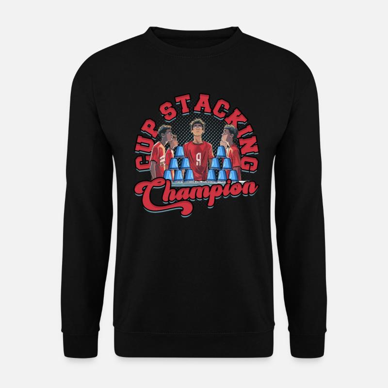 Cup Stacking Champion - Unisex Sweatshirt - black