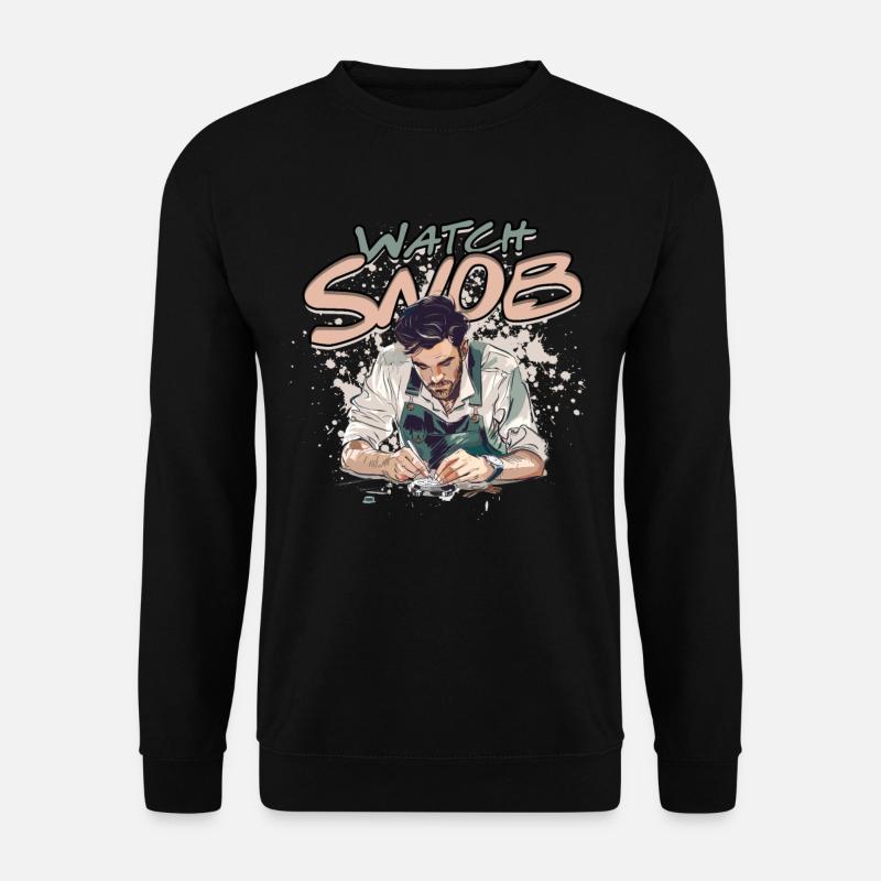 Watchmaker Watchmaking Watch Snob - Unisex Sweatshirt - black