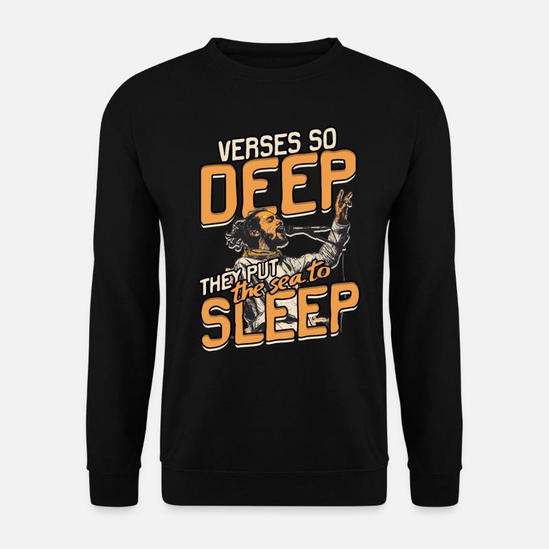Poetry Slam - Unisex Pullover - Schwarz