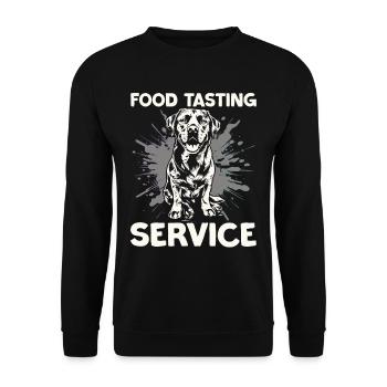 Labrador Retriever - Propriétaires de chiens - Labrador - Sweat-shirt Unisexe - noir - Devant - Alina (178cm) & Michal (187cm)