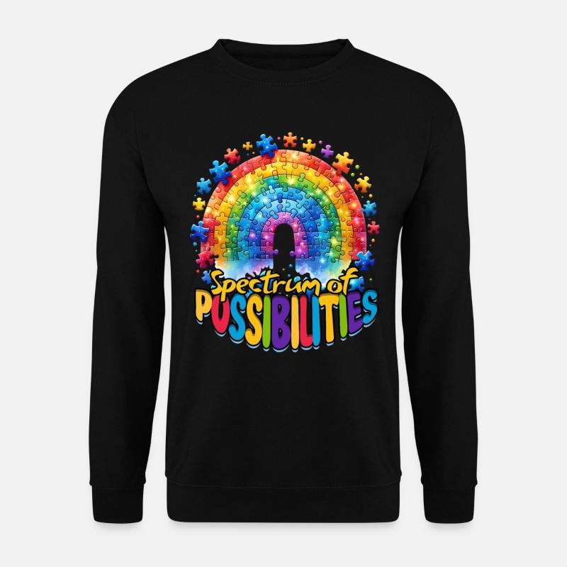 Autist Autismus Spectrum of Possibilities - Unisex Pullover - Schwarz
