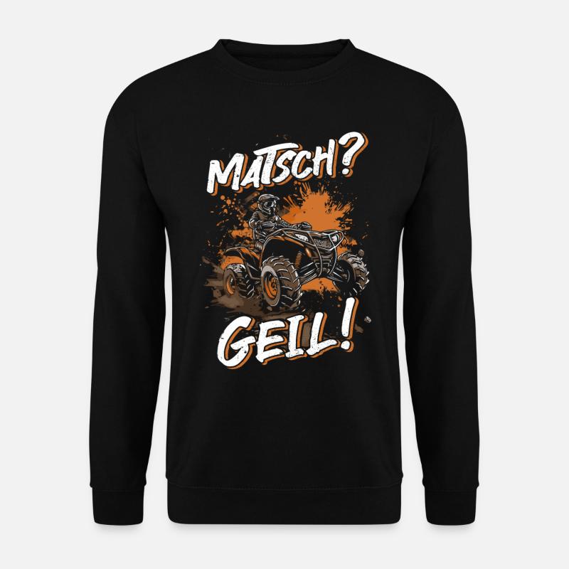 Quadfahrer - Quad - Motorsport - ATV - Unisex Pullover - Schwarz