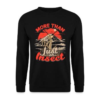 La mante religieuse plus qu’un simple insecte - Sweat-shirt Unisexe - noir - Devant - Alina (178cm) & Michal (187cm)