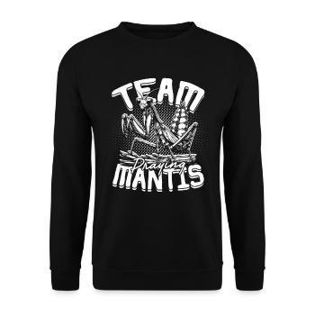 Gottesanbeterin Team Mante religieuse - Sweat-shirt Unisexe - noir - Devant - Alina (178cm) & Michal (187cm)