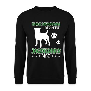 Les terriers de chasse ne font pas confiance aux chiens de chasse allemands - Sweat-shirt Unisexe - noir - Devant - Alina (178cm) & Michal (187cm)